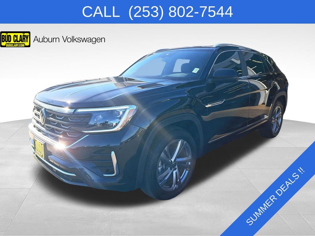 Platinum Gray Metallic 2024 Volkswagen Atlas Cross Sport SUV / Crossover All-Wheel Drive 8-Speed Automatic
