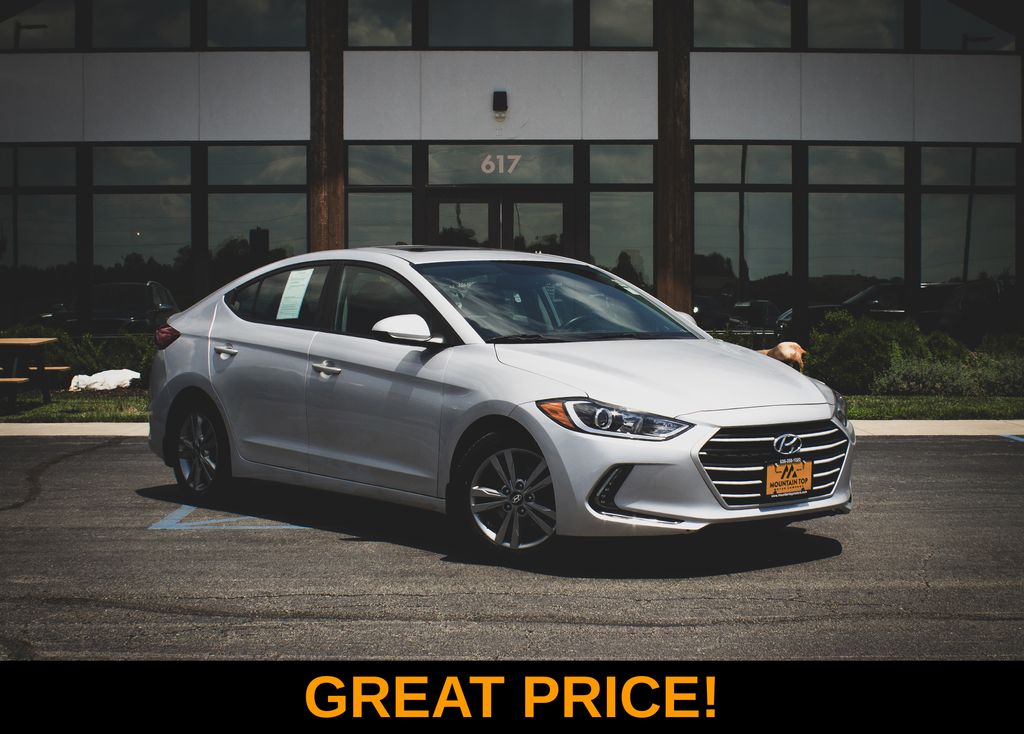 Molten Silver 2018 Hyundai Elantra Sedan Front-Wheel Drive 6-Speed Automatic