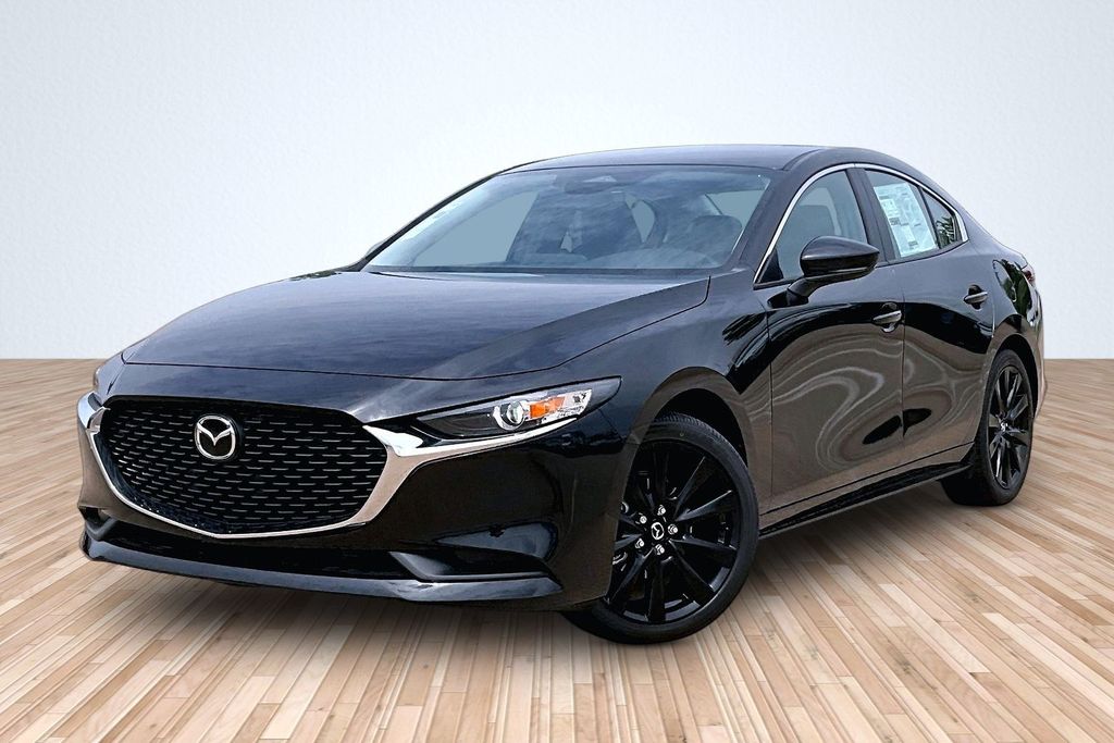 Jet Black Mica 2026 Mazda MAZDA3 Sedan Front-Wheel Drive 6-Speed Automatic