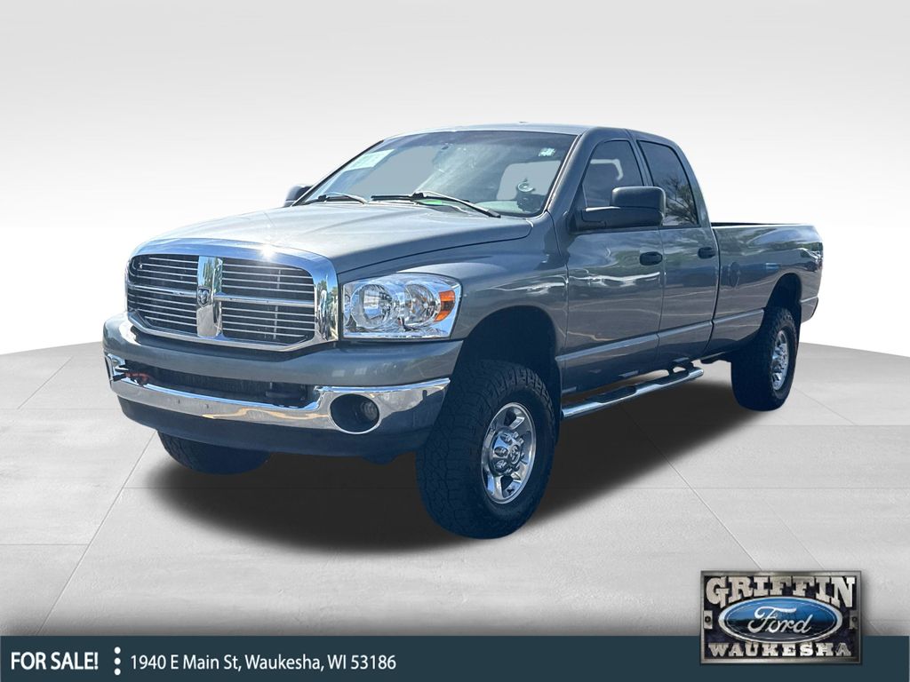 Mineral Gray Metallic Clearcoat 2008 Dodge RAM 3500 SLT Quad Cab 4WD Pickup Truck Four-Wheel Drive 6-Speed Automatic