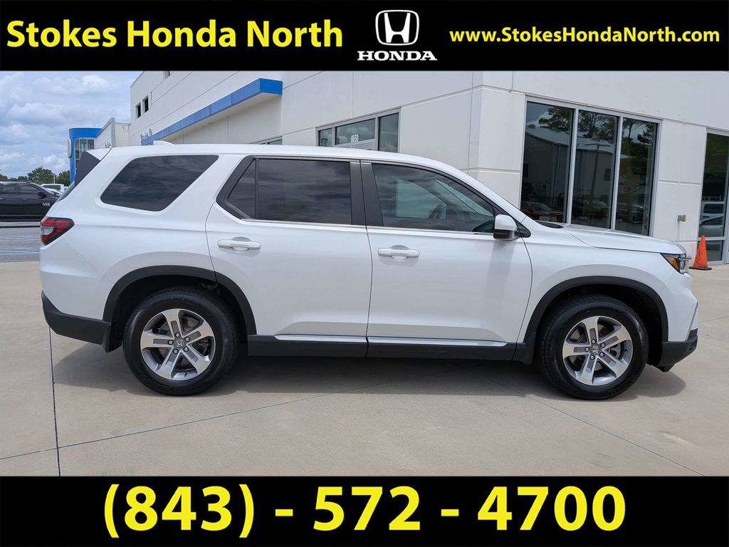 2025 Honda Pilot EX-L White at Stokes Honda North