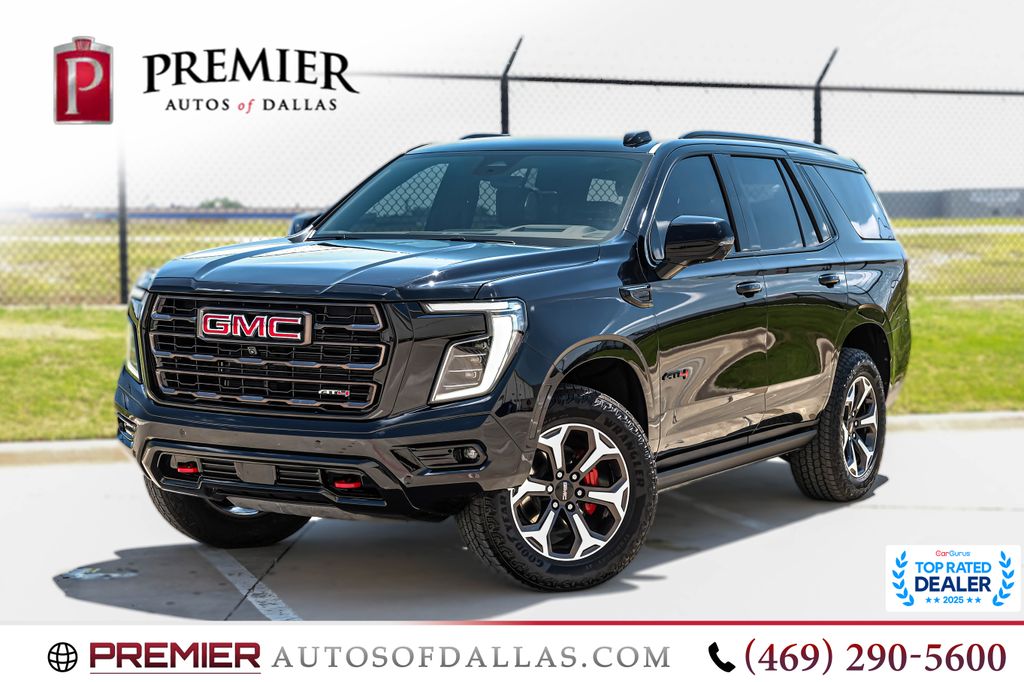 Onyx Black 2025 GMC Yukon AT4 Ultimate 4WD SUV / Crossover Four-Wheel Drive