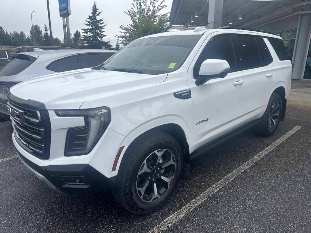 Summit White 2025 GMC Yukon SUV / Crossover Four-Wheel Drive