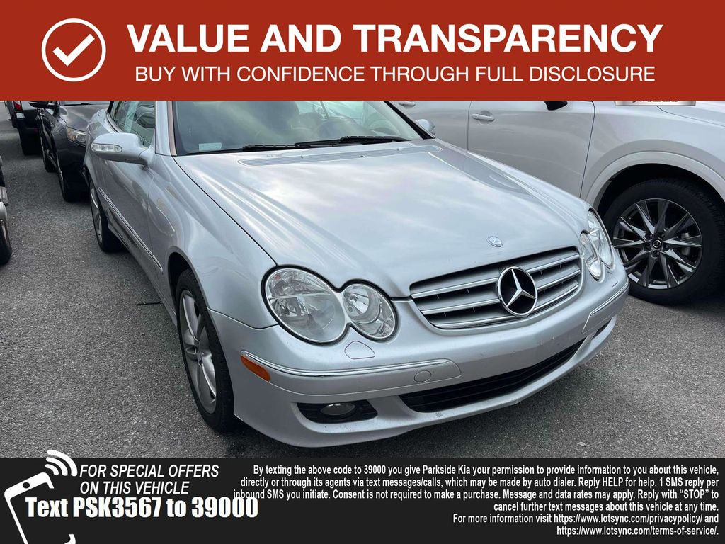 Silver 2007 Mercedes-Benz CLK 350 Cabriolet Convertible Rear-Wheel Drive 7-Speed Automatic Overdrive