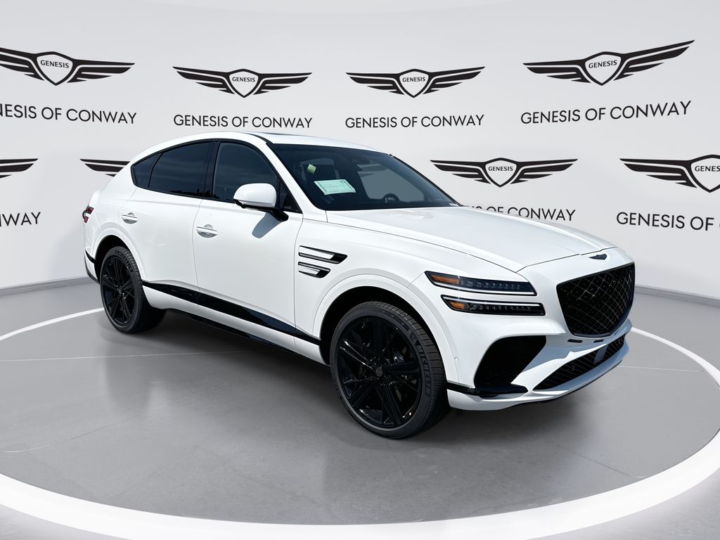 White 2026 Genesis GV80 Coupe 3.5T E-SC Prestige Black AWD Coupe All-Wheel Drive 8-Speed Automatic