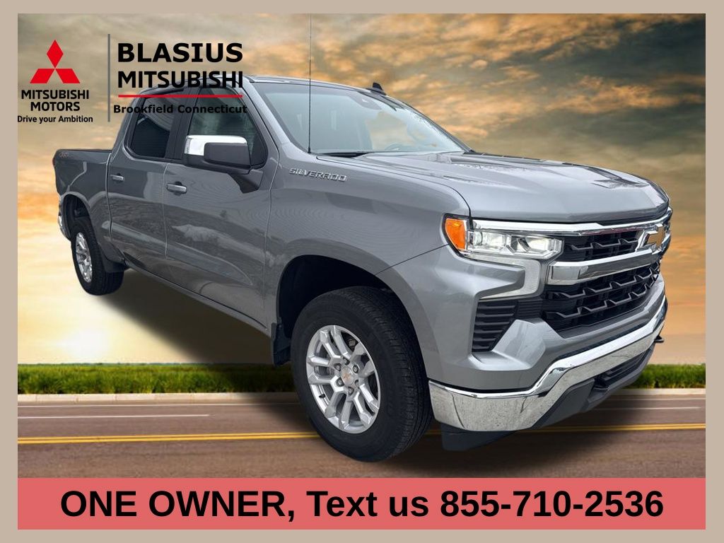 Sterling Gray Metallic 2023 Chevrolet Silverado 1500 LT Crew Cab 4WD Pickup Truck Four-Wheel Drive 8-Speed Automatic