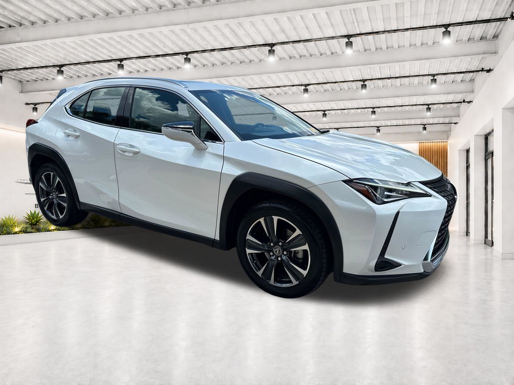 White Pearl 2021 Lexus UX SUV / Crossover Front-Wheel Drive Continuously Variable Transmission