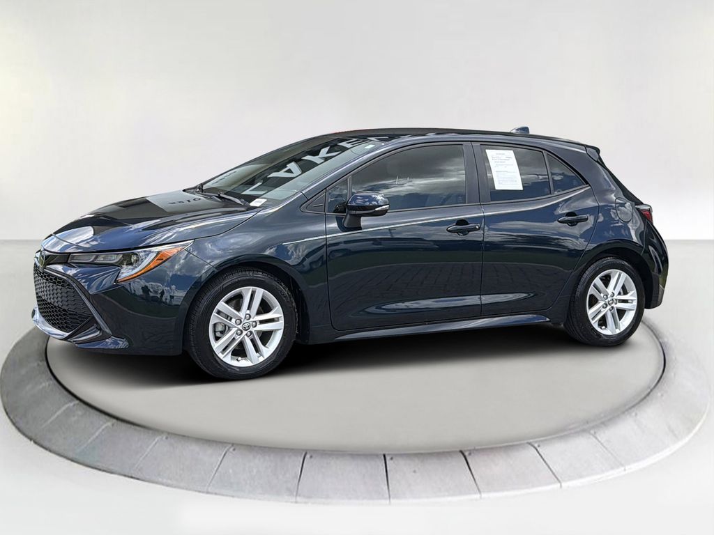 Teal (Aqua) 2019 Toyota Corolla Hatchback SE FWD Hatchback Front-Wheel Drive Continuously Variable Transmission
