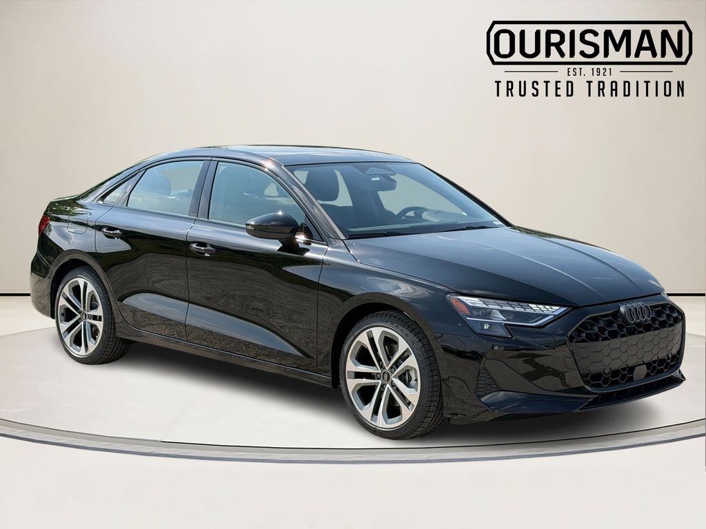 Brilliant Black 2026 Audi A3 quattro Premium 40 TFSI Sedan All-Wheel Drive 7-Speed Automatic