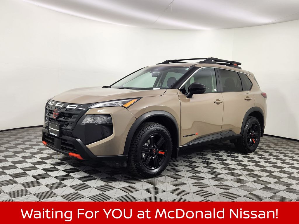 Baja Storm Metallic 2025 Nissan Rogue SUV / Crossover All-Wheel Drive Continuously Variable Transmission