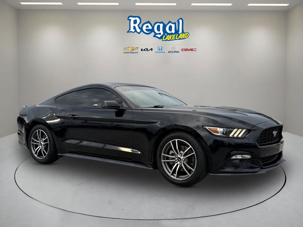 Shadow Black 2017 Ford Mustang Coupe Rear-Wheel Drive 6-Speed Automatic