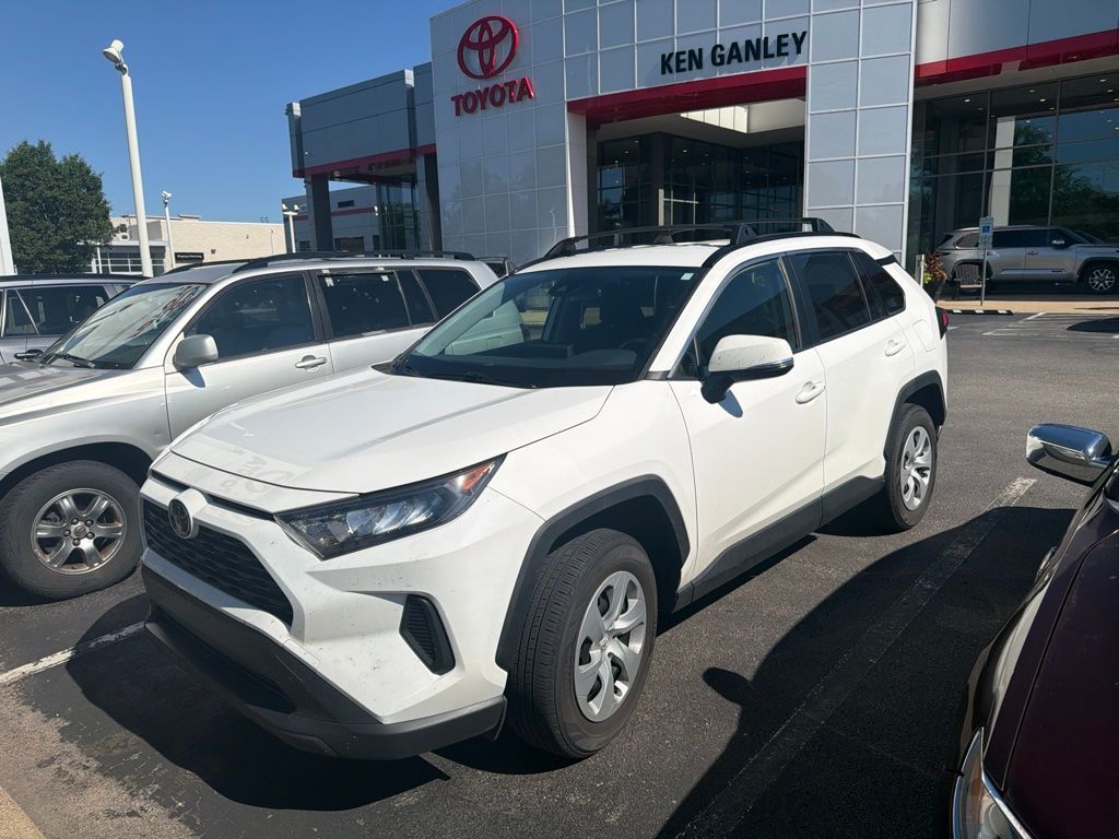 Super White 2019 Toyota RAV4 SUV / Crossover All-Wheel Drive 8-Speed Automatic