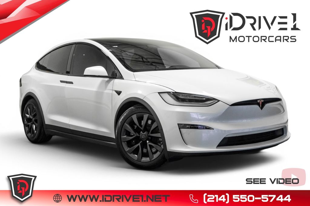 White 2023 Tesla Model X AWD SUV / Crossover All-Wheel Drive 1-Speed Automatic