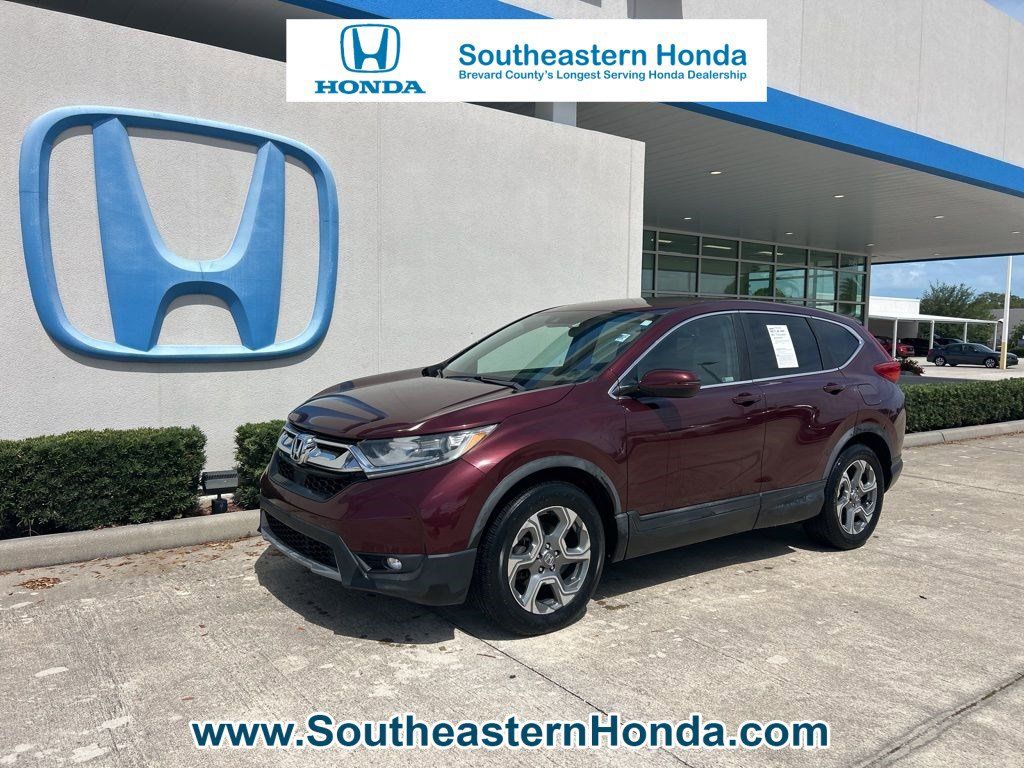 Basque Red Pearl II 2018 Honda CR-V EX FWD SUV / Crossover Front-Wheel Drive Continuously Variable Transmission