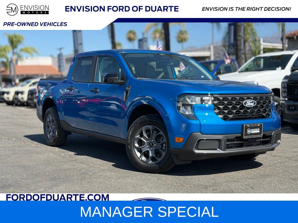 Blue 2026 Ford Maverick Pickup Truck All-Wheel Drive 8-Speed Automatic