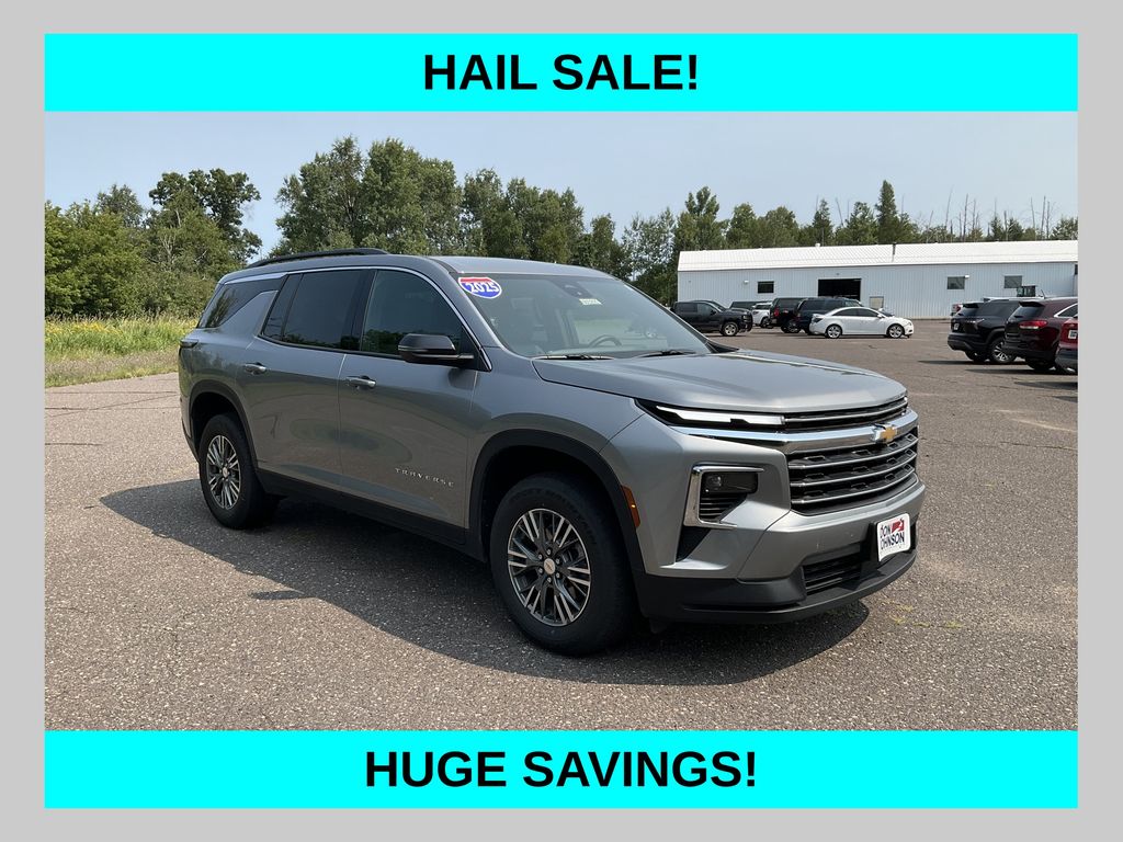 Sterling Gray Metallic 2025 Chevrolet Traverse SUV / Crossover Four-Wheel Drive 8-Speed Automatic
