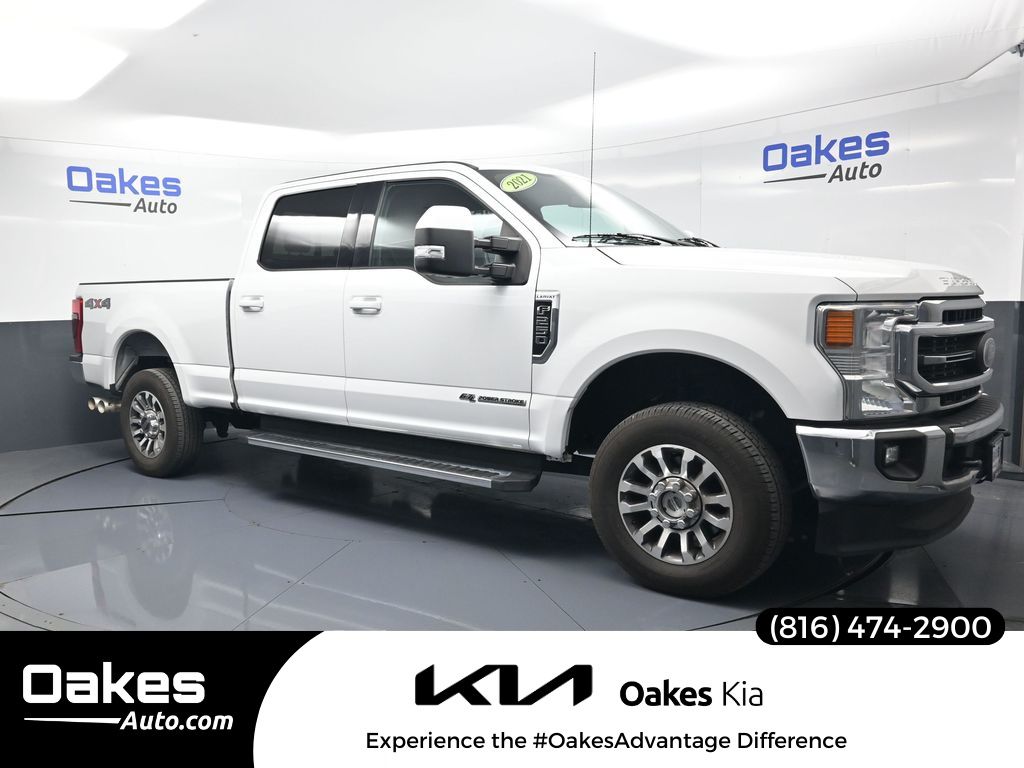 Oxford White 2021 Ford F-250 Super Duty Pickup Truck Four-Wheel Drive Automatic