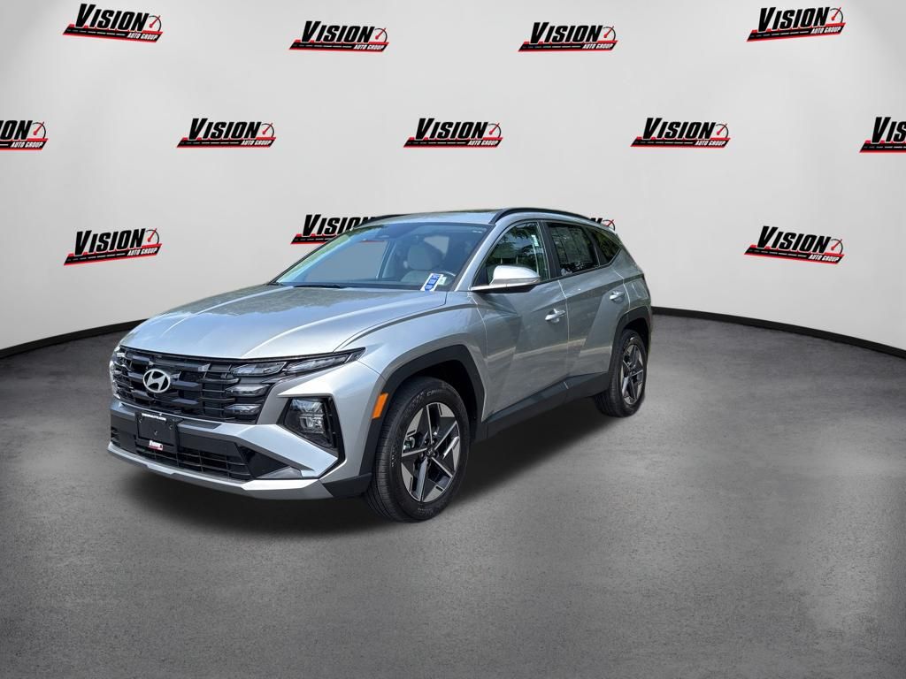 Shimmering Silver 2025 Hyundai Tucson SUV / Crossover All-Wheel Drive 8-Speed Automatic