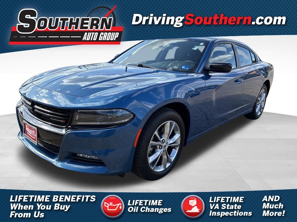 Blue (Frostbite) 2023 Dodge Charger SXT AWD Sedan All-Wheel Drive 8-Speed Automatic
