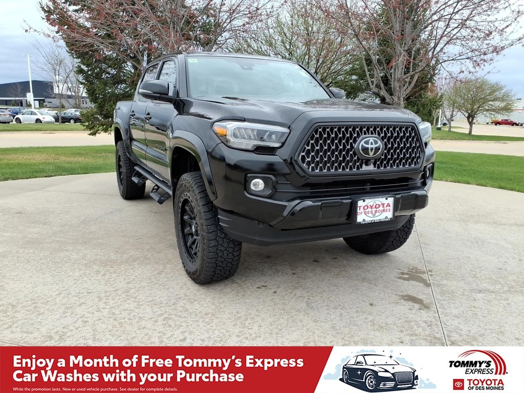 Black 2023 Toyota Tacoma Limited Double Cab 4WD Pickup Truck Four-Wheel Drive 6-Speed Automatic