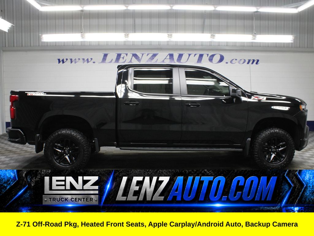 Black 2022 Chevrolet Silverado 1500 Pickup Truck Four-Wheel Drive Automatic