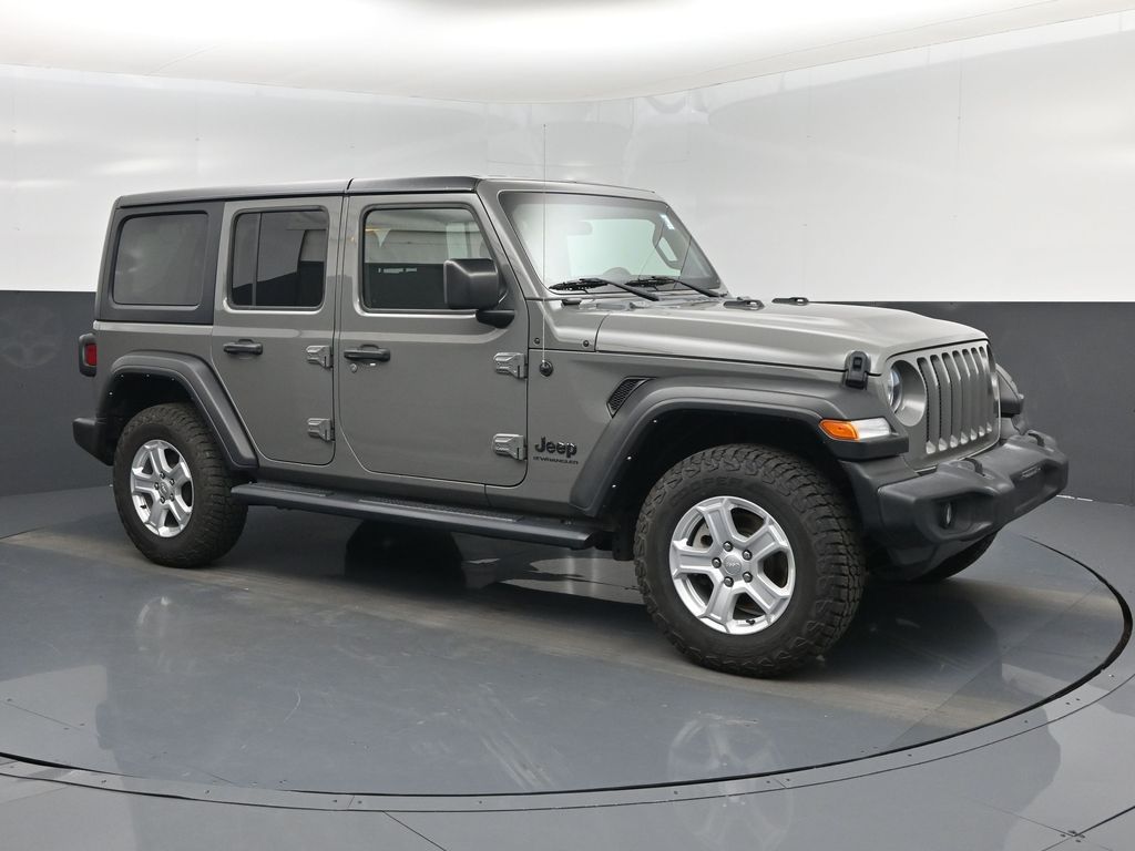Sting-Gray Clearcoat 2023 Jeep Wrangler Sport S 4-Door 4WD SUV / Crossover Four-Wheel Drive 8-Speed Automatic