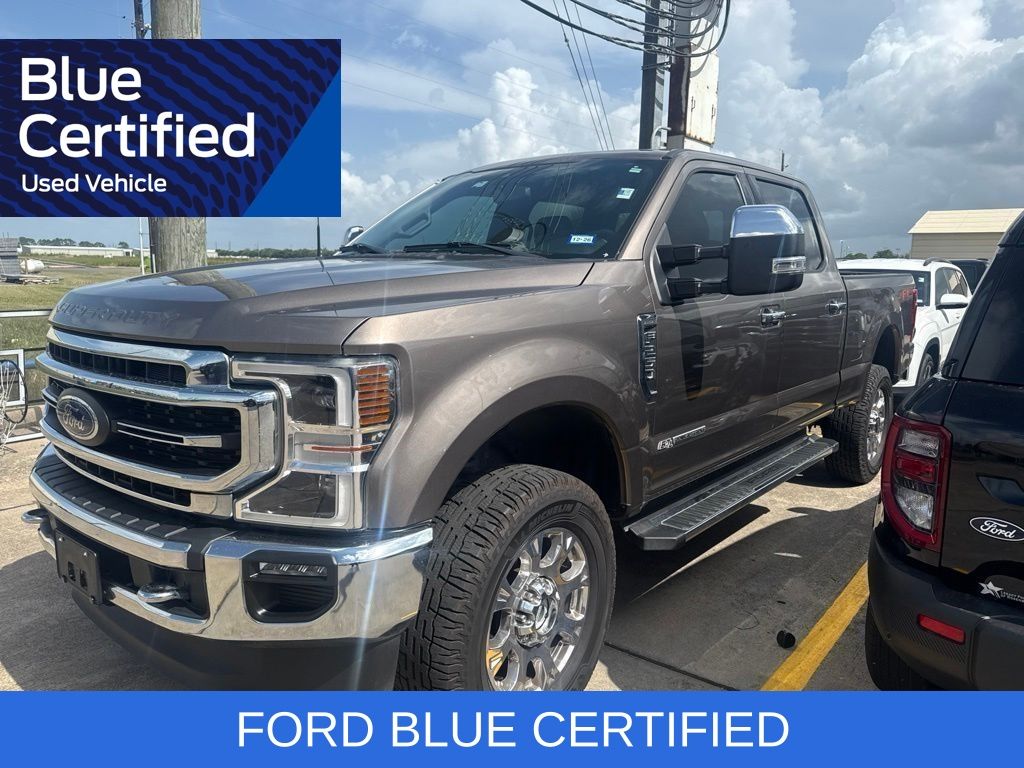 Stone Gray Metallic 2022 Ford F-250 Super Duty Pickup Truck Four-Wheel Drive Automatic