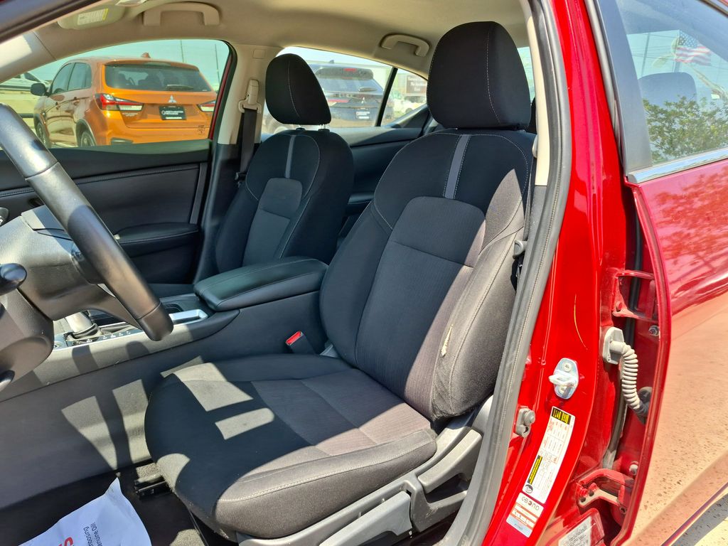 2023 Nissan Sentra SV Red at Texan Dodge Chrysler Jeep Ram