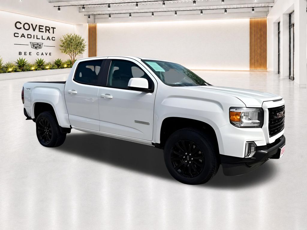 Summit White 2022 GMC Canyon Pickup Truck Four-Wheel Drive 8-Speed Automatic