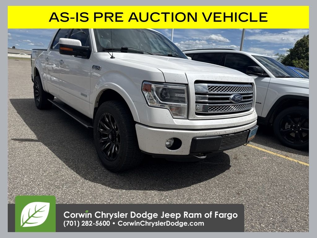 White Platinum Clearcoat Metallic 2014 Ford F-150 Pickup Truck Four-Wheel Drive 6-Speed Automatic