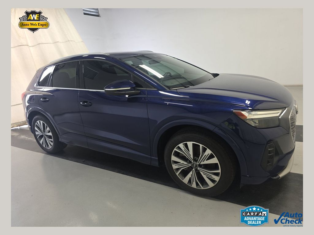 Navarra Blue Metallic 2023 Audi Q4 e-tron Premium Plus 40 SUV / Crossover Rear-Wheel Drive Automatic