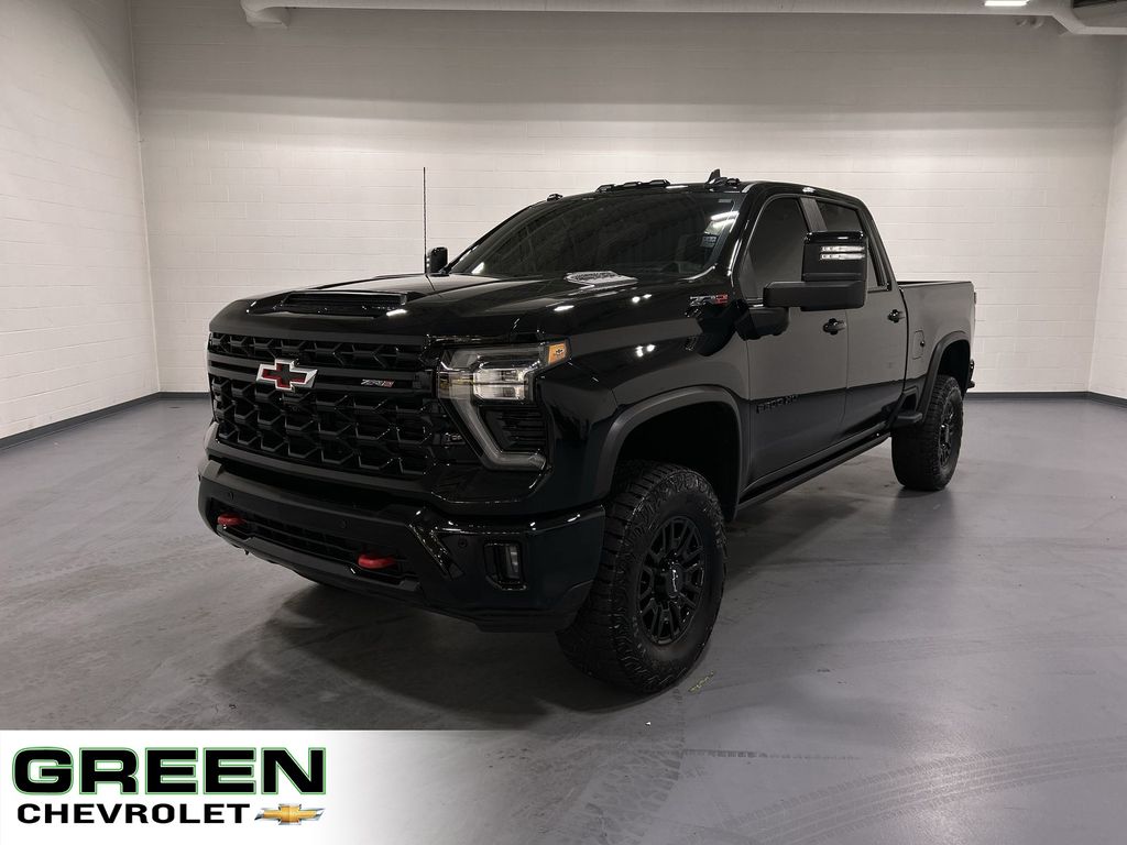 Black 2025 Chevrolet Silverado 2500HD Pickup Truck Four-Wheel Drive Automatic