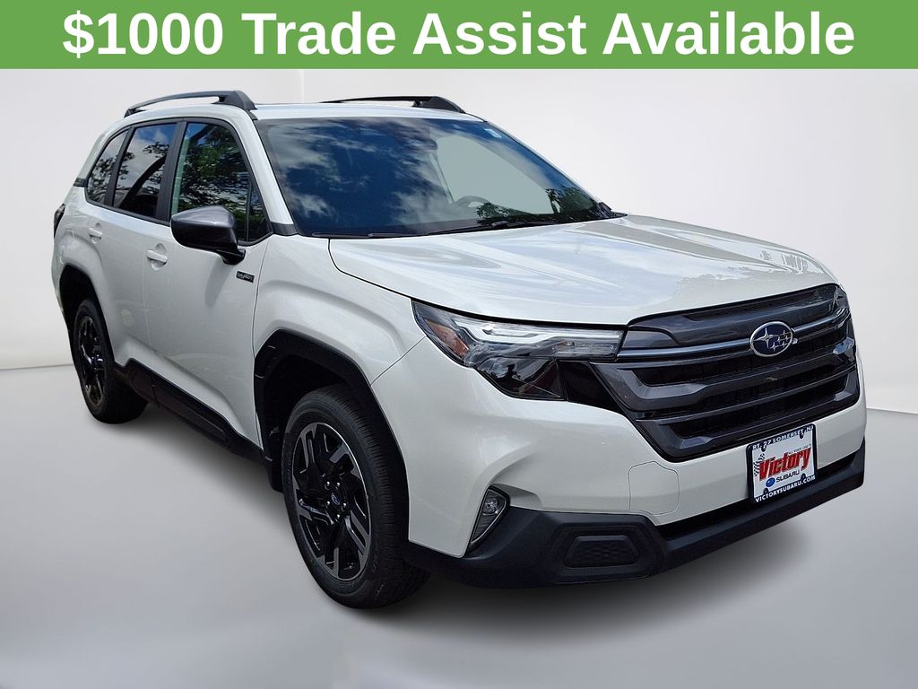Crystal White Pearl 2026 Subaru Forester Hybrid SUV / Crossover All-Wheel Drive Continuously Variable Transmission