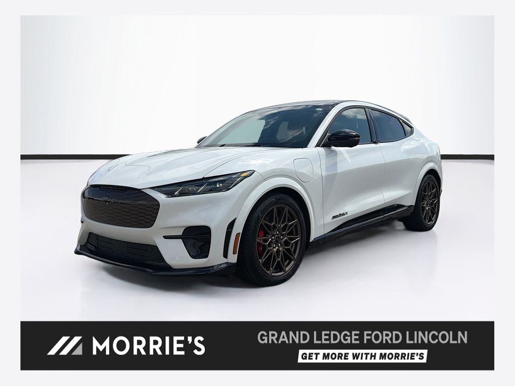 White Metallic 2025 Ford Mustang Mach-E SUV / Crossover All-Wheel Drive Automatic
