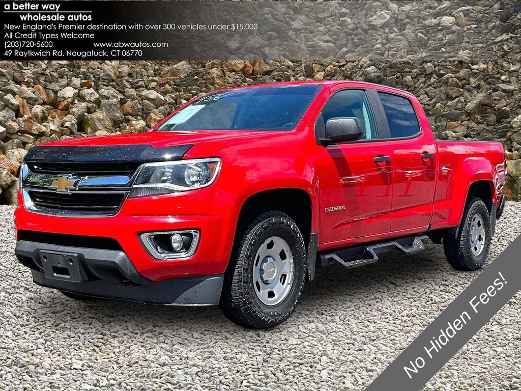 Red Hot 2019 Chevrolet Colorado Pickup Truck Four-Wheel Drive 8-Speed Automatic