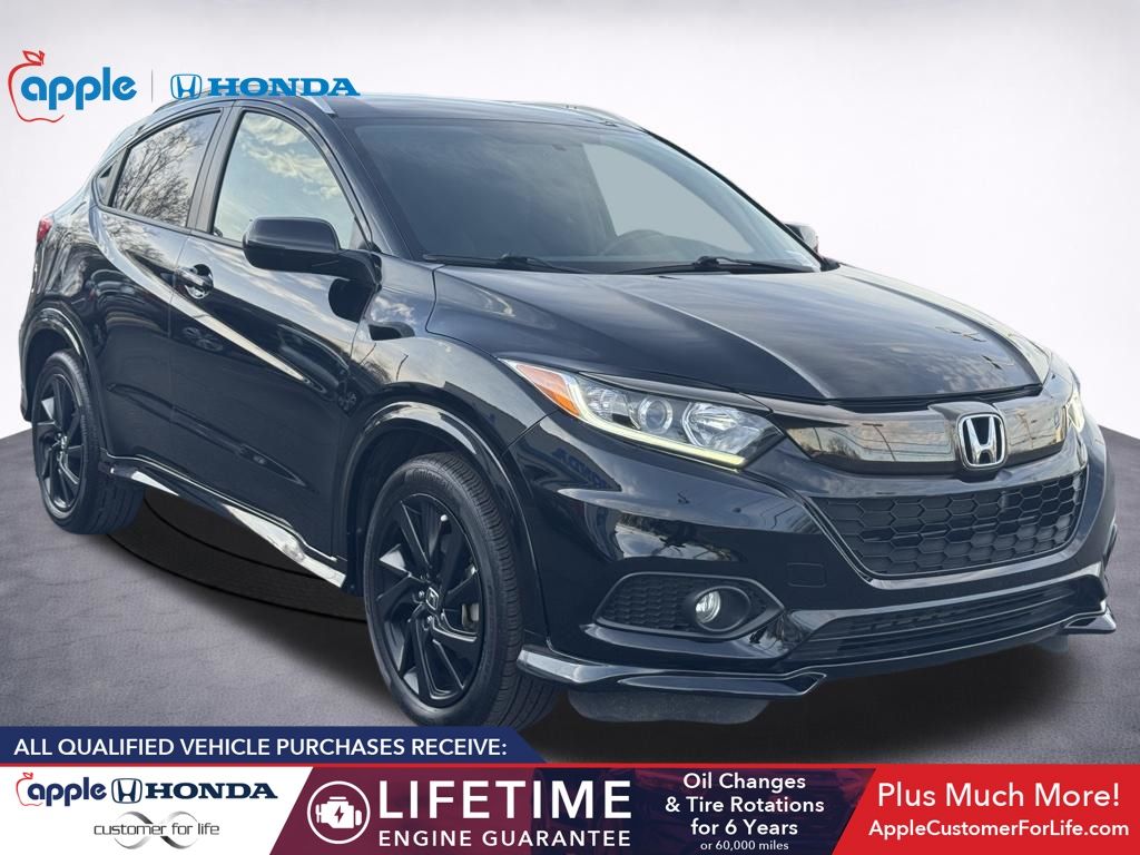 Black 2022 Honda HR-V Sport AWD SUV / Crossover All-Wheel Drive Continuously Variable Transmission