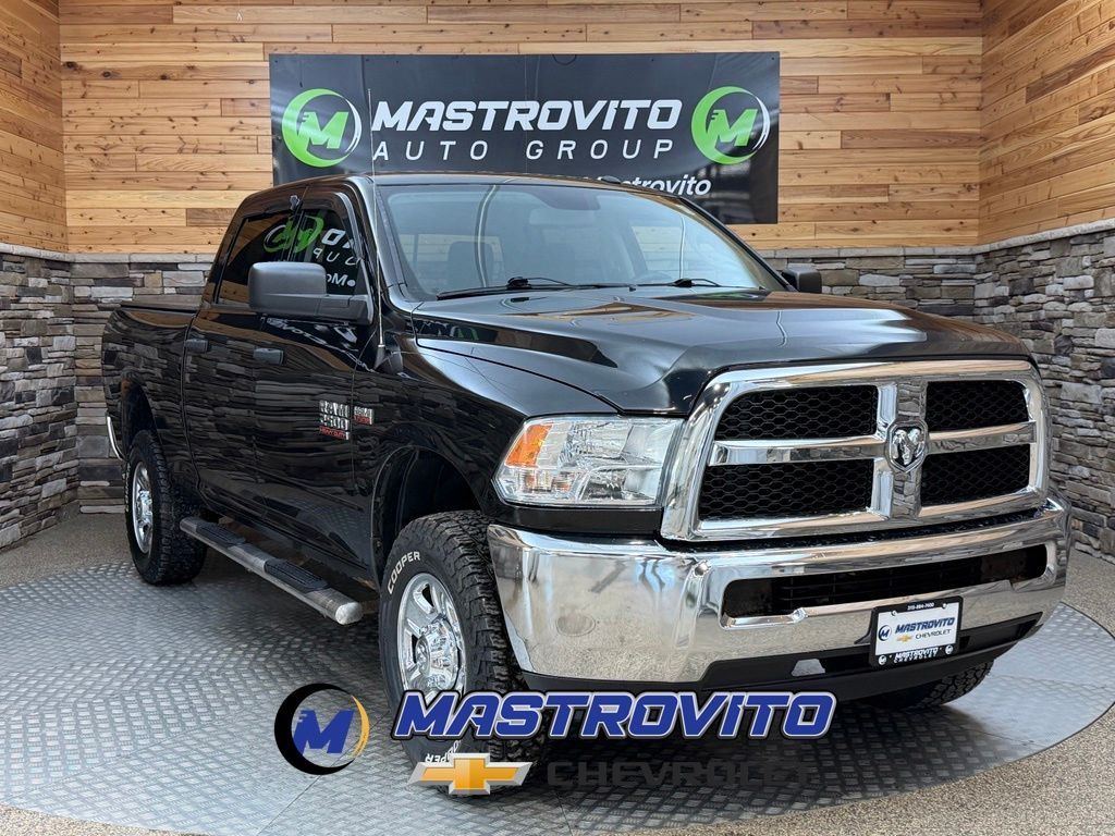 Brilliant Black Crystal Pearlcoat 2016 RAM 2500 Pickup Truck Four-Wheel Drive 6-Speed Automatic
