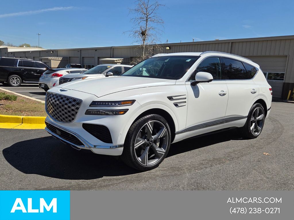 Uyuni White 2025 Genesis GV80 3.5T Prestige AWD SUV / Crossover All-Wheel Drive 8-Speed Automatic