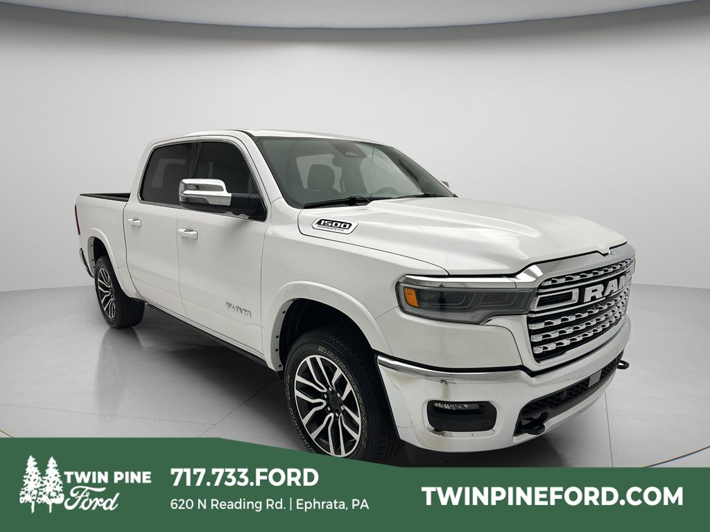 Bright White Clearcoat 2026 RAM 1500 Pickup Truck Four-Wheel Drive Automatic