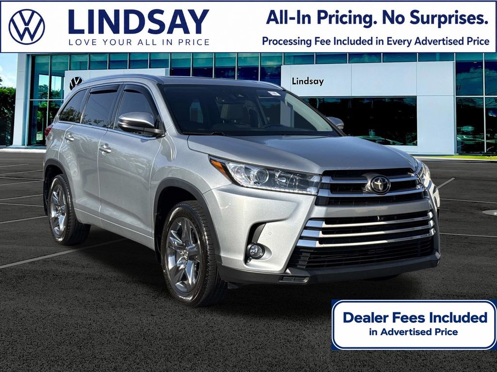 Celestial Silver Metallic 2018 Toyota Highlander SUV / Crossover All-Wheel Drive 8-Speed Automatic