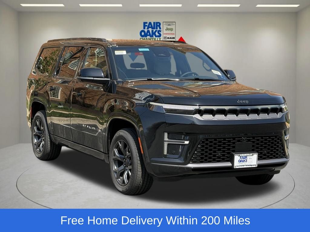 High Gloss Black 2026 Jeep Grand Wagoneer Limited Altitude 4WD SUV / Crossover Four-Wheel Drive 8-Speed Automatic