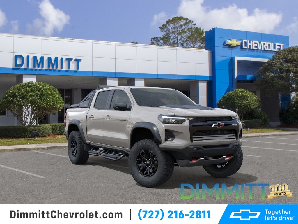 White Sands 2026 Chevrolet Colorado ZR2 Crew Cab 4WD Pickup Truck Four-Wheel Drive 8-Speed Automatic