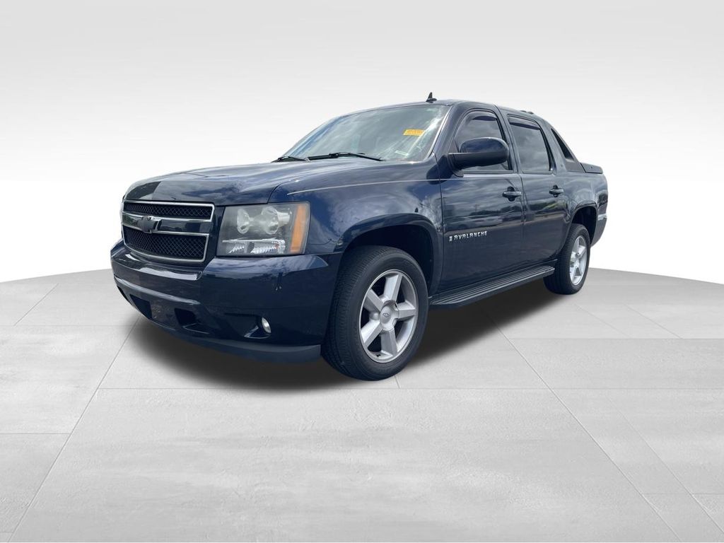Blue Granite Metallic 2008 Chevrolet Avalanche Pickup Truck Four-Wheel Drive 4-Speed Automatic Overdrive