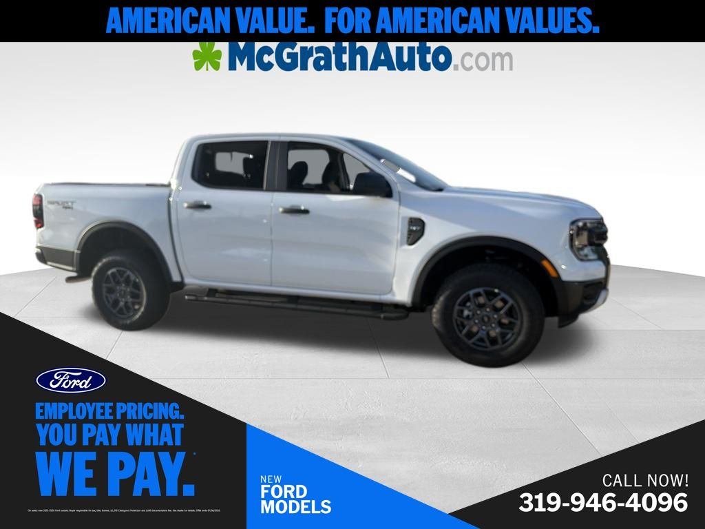 Oxford White 2026 Ford Ranger Pickup Truck Four-Wheel Drive Automatic
