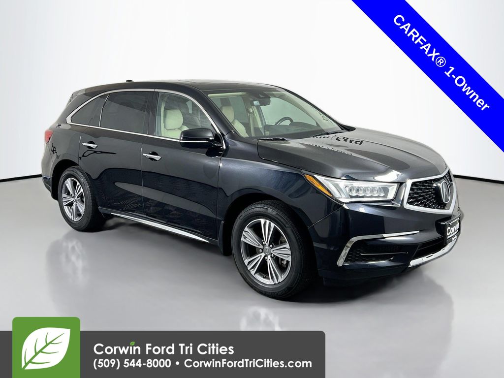 Gray (Gunmetal Metallic) 2019 Acura MDX SH-AWD SUV / Crossover All-Wheel Drive 9-Speed Automatic