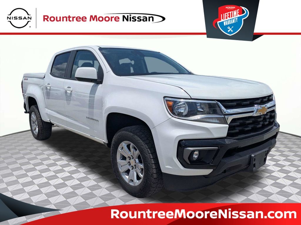 Summit White 2022 Chevrolet Colorado Pickup Truck Four-Wheel Drive 8-Speed Automatic