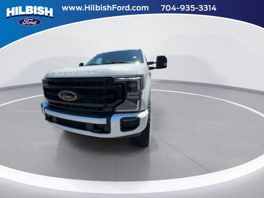 Used 2021 White Metallic Ford Lariat image 3