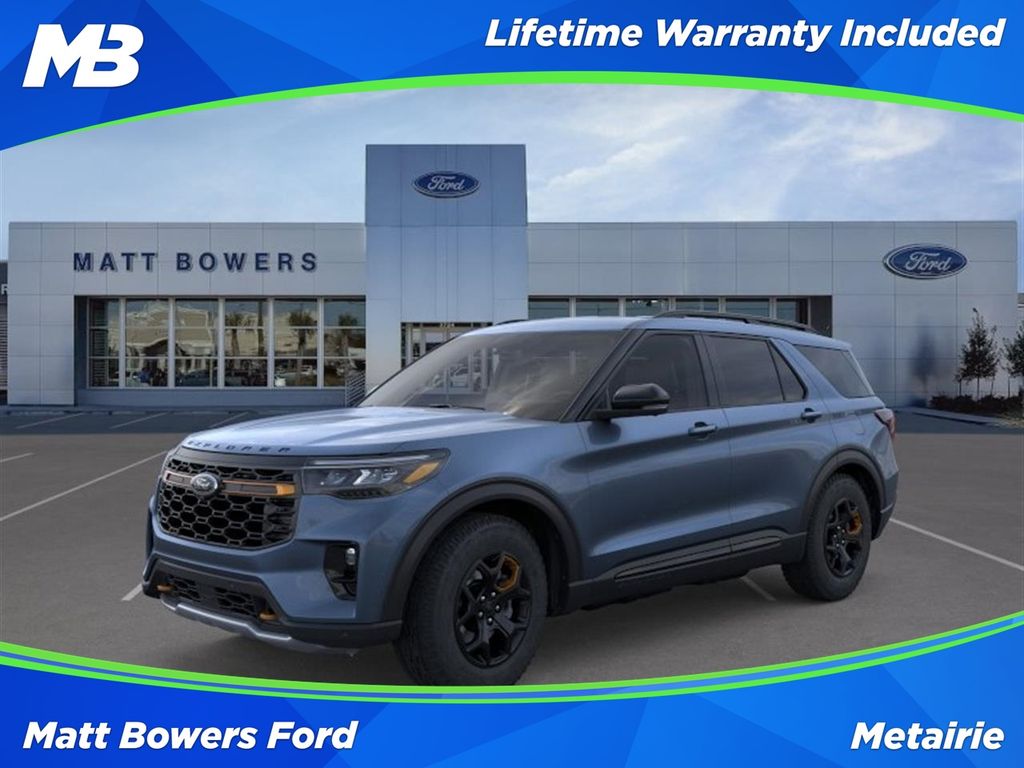 Vapor Blue Metallic 2026 Ford Explorer SUV / Crossover All-Wheel Drive Automatic