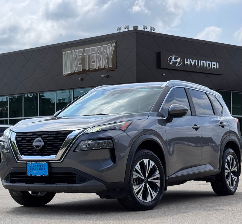 Gray (Gun Metallic) 2023 Nissan Rogue SV FWD SUV / Crossover Front-Wheel Drive Continuously Variable Transmission