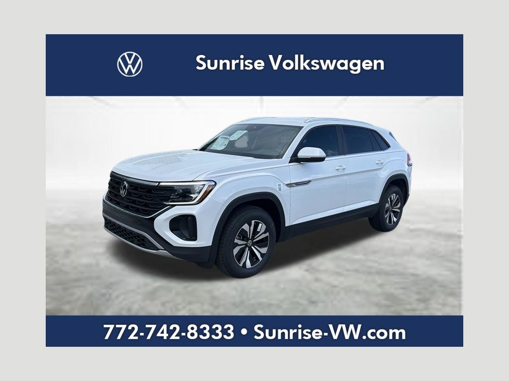 Opal White 2026 Volkswagen Atlas Cross Sport SUV / Crossover Front-Wheel Drive 8-Speed Automatic